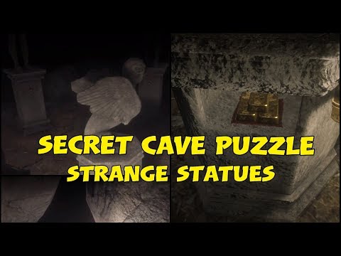 Strange statues puzzle rdr2 solution guide/Point of interest Secret cave