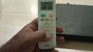 Haier Ac Remote Timer Setting | Haier Ac Remote Functions | Haier Ac Remote Setting