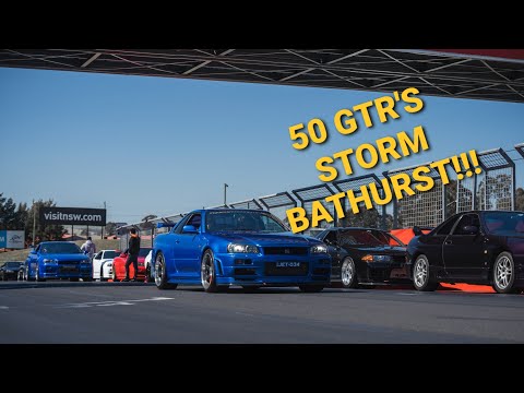 Storming Bathurst with 50 Nissan GT-R's