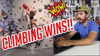 Climbing WINS!...(But really they're FAILS)