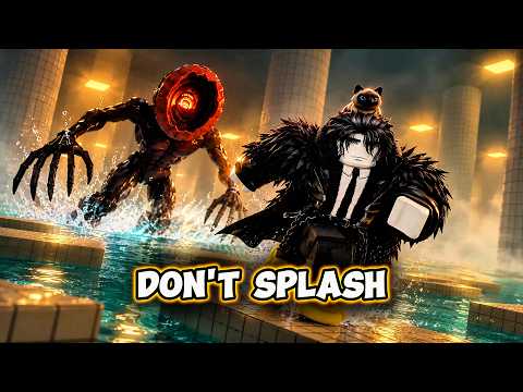 NYEMPLUNG AIR LANGSUNG DIKEJAR MONSTER | Don't Splash | Roblox
