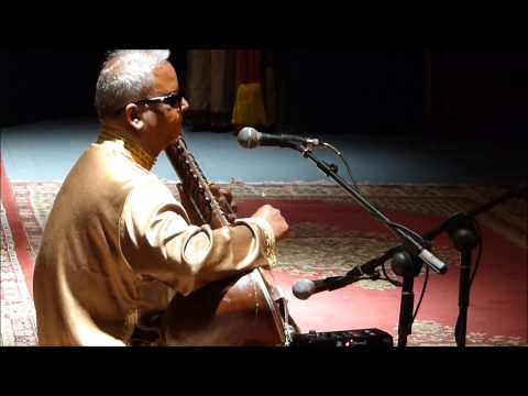 Baluji Shrivastav performing in Arabic at louis Braille Festival Morrocco