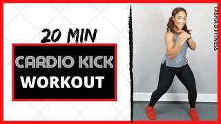 20 Min Cardio Kick Workout AT HOME
