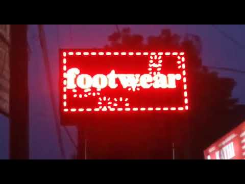 Creative ads red led scrolling display, dimension: 3' * 1', ...