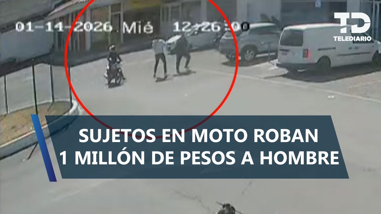 Hombre es asaltado y baleado antes de depositar un millón de pesos en banco de Toluca