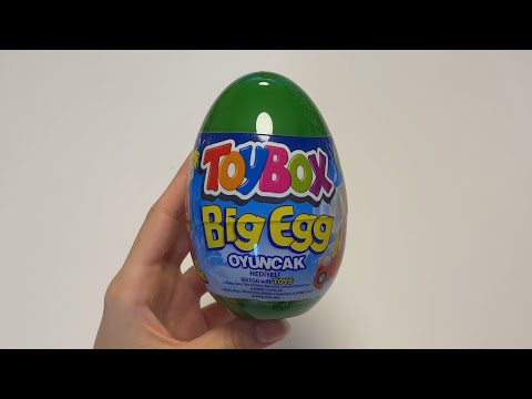 Toybox BİG EGG Unboxing - ASMR -  no talking 🙊