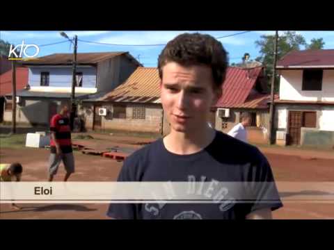 Les pèlerins lyonnais en mission dans Cayenne