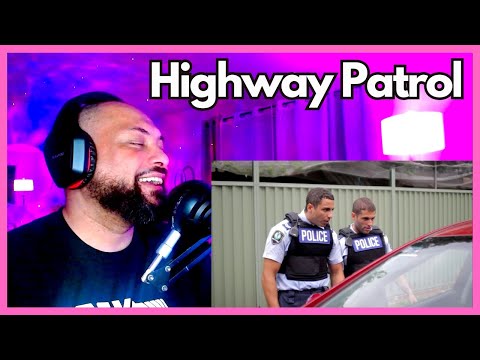 AMERICAN REACTS TO | Highway Patrol superwog