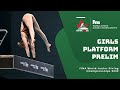 LIVE Girls 16 18 Platform Diving Prelims World Junior Champs 2022