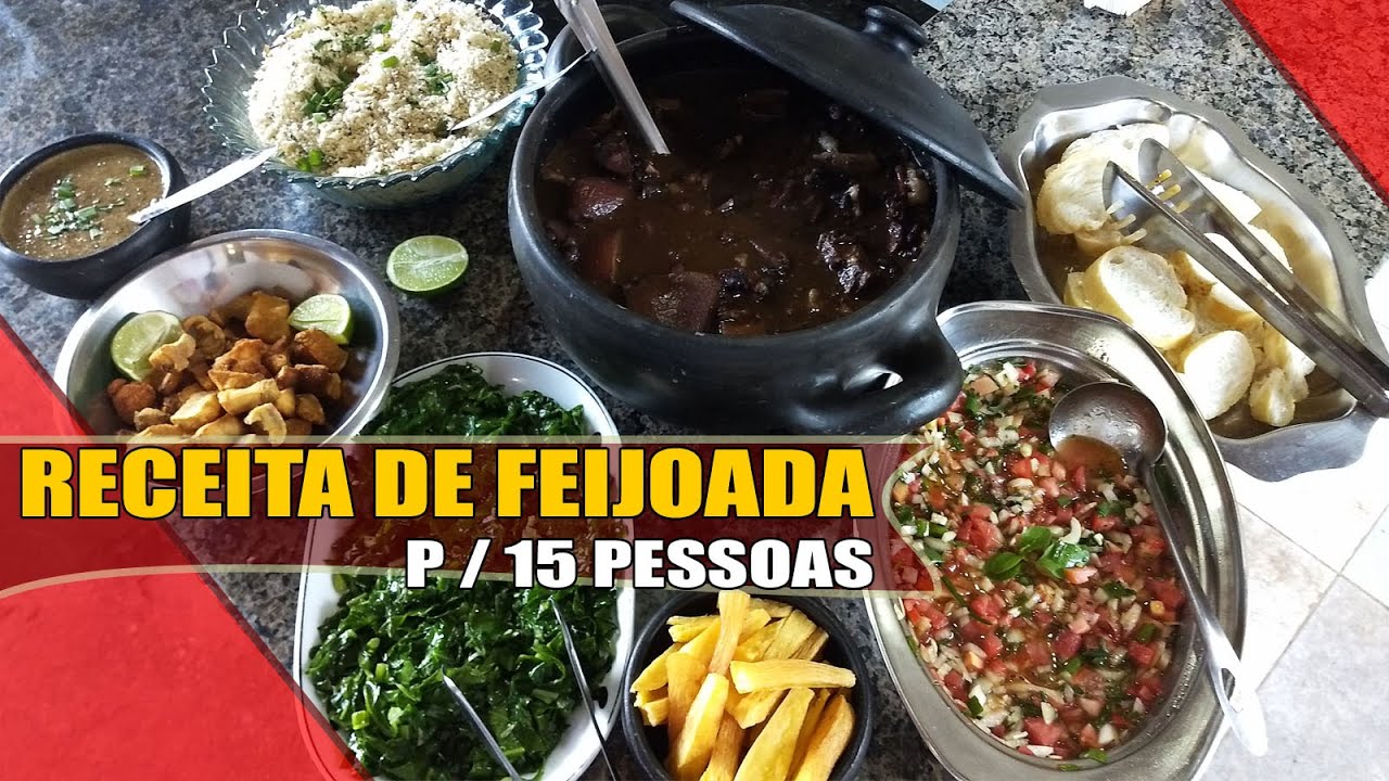 FEIJOADA PARA 15 PESSOAS RECEITAS DA ROSA