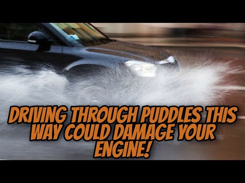 I drove through a mud puddle and my car stopped. What you can do if this happens.