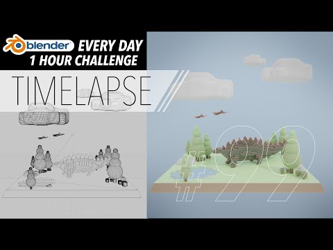Creating Low-Poly Dinosaurs with Voxels - Blender Every Day #99