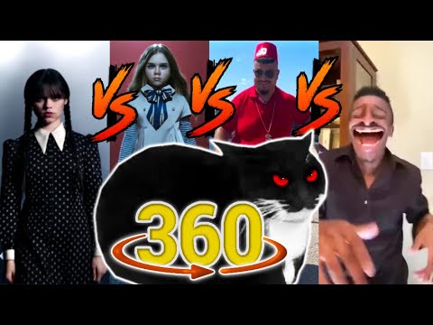 360 / VR  Wednesday Dance  vs M3gan  vs Skibidi Dom Dom Yes Yes vs That One Guy  vs Maxwell Cat