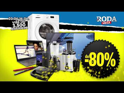 Roda I Mega rasprodaja 3.06 - 16.06.2019.