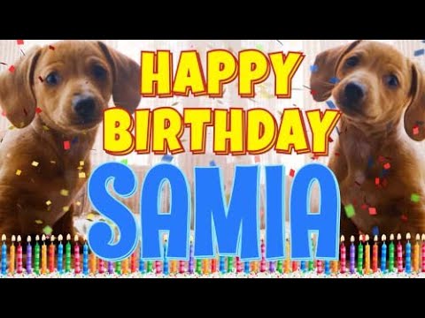 Happy Birthday Samia! ( Funny Talking Dogs ) What Is Free On My Birthday