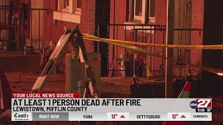 1 dead, 4 injured after Mifflin County fire