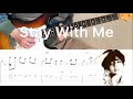 Miki Matsubara Stay With Me Guitar Cover With Tabs Chords