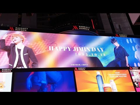 [191013] ONE DAY ONLY JIMIN SPECIAL TRIBUTE IN TIMES SQUARE