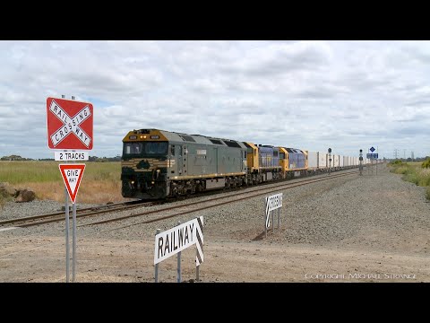 7902V Pacific National Mildura Container Train (19/11/2021) - PoathTV Australian Railways