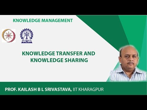 Knowledge transfer and knowledge sharing
