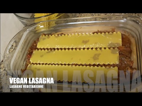 #veganlasagna #lasagnavegetarien VEGAN LASAGNA (Lasagne Vรฉgรฉtarienne)