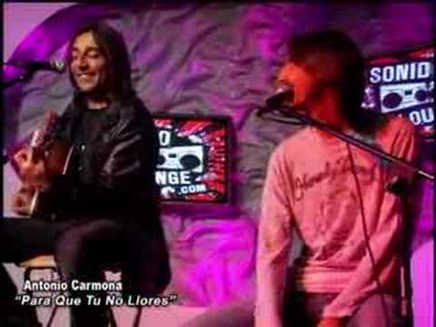 Antonio Carmona - Para Que Tu No Llores [En Vivo]