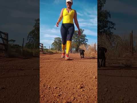 Caminhada sertaneja Comunidade Santa Rita município Vianópolis Goiás Brasil