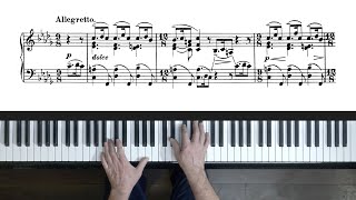 Rachmaninoff Prelude Op.32 No.2 TUTORIAL - P. Barton, FEURICH piano