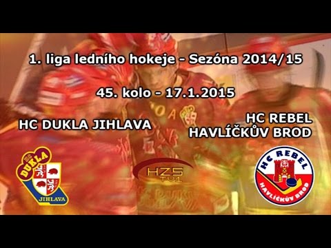 45. kolo (17.1.2015) Dukla Jihlava - HC Rebel Havlíčkův Brod