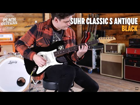 No Talking...Just Tones | Suhr Classic S Antique HSS Black Rosewood