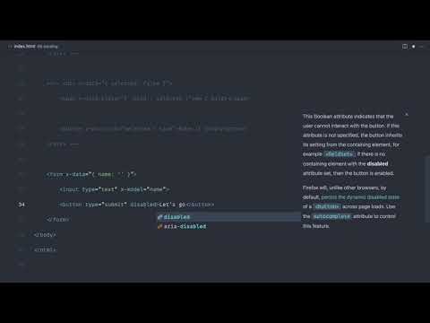 Learn Alpine.js: Attribute binding (7/19)