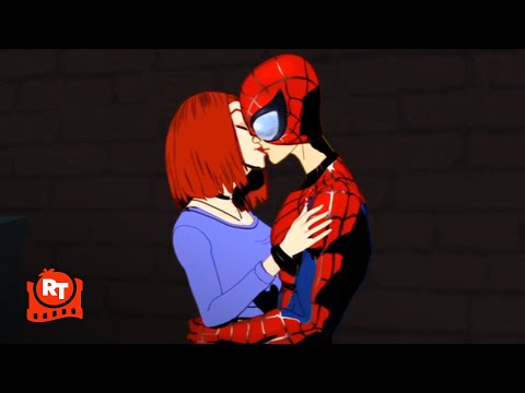 スパイダーマン - メリー・ジェーン、スパイダーマンにキス (S1E2) | Movieclips (Spider-Man - Mary Jane Kisses Spider-Man (S1E2) | Movieclips)