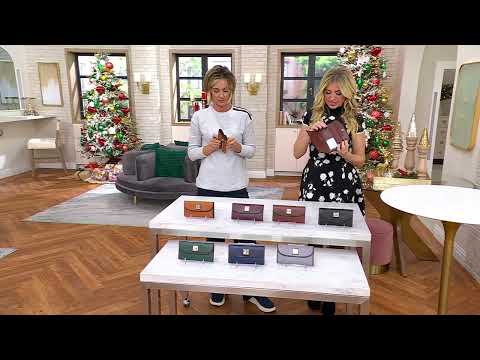 Dooney & Bourke Saffiano Leather Continental Clutch on QVC