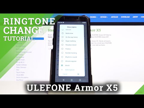 How to Change Ringtone in ULEFONE Armor X5 – Ringtone List