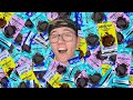 Eating 100 MRBEAST Feastables Chocolate Bars In 24 Hours
