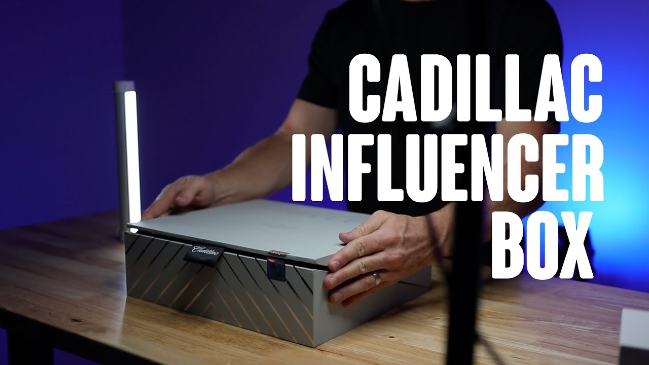 Influencer Box Design for Cadillac Launches Their Electric Vehicles