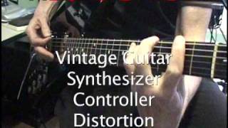 Video thumbnail for Roland G-707 DEMO Vintage Guitar Synthesizer Controller Distortion by WayneJoness