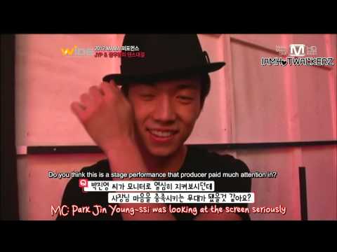 [Eng Sub] 121207 MnetWide - 2012 Mama Wooyoung & Jyp Cut