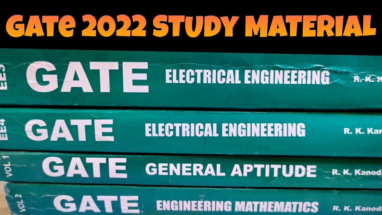 RK KANODIA GATE STUDY MATERIAL OVERVIEW | GATE 2022 | ELECTRICAL ENGINEERING |