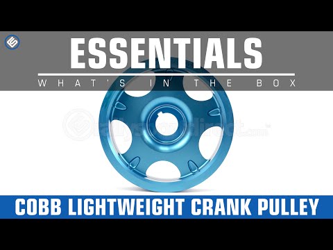 Cobb Tuning Subaru Lightweight Crank Pulley- Whats in the Box?