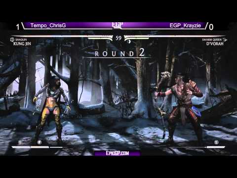 Tempo_ChrisG (KJ) vs EGP_Krayzie (D'vo) - MKX