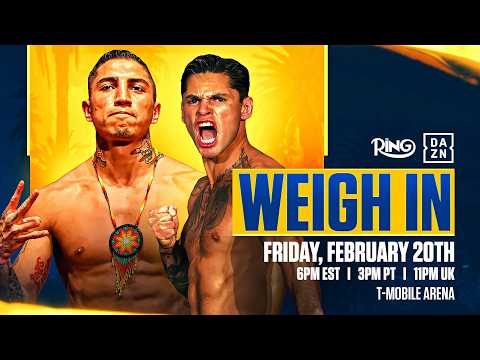 Mario Barrios vs Ryan Garcia Weigh-In | LIVE