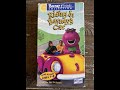 Riding In Barney S Car 1995 VHS
