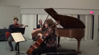 Faure Apres un reve, Op. 7, No.1, arranged for piano trio