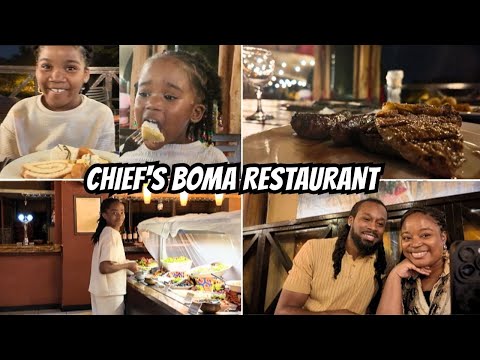 We Ate at Africa’s Most Epic Buffet! 120 DISHES & GAME MEAT | Chief's Boma |TheDemouchetsABROAD Ep11