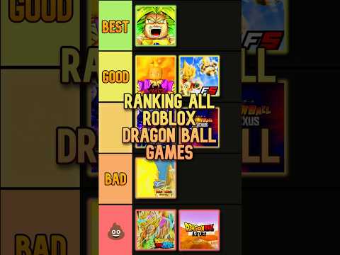 I Ranked All Roblox Dragon Ball Games