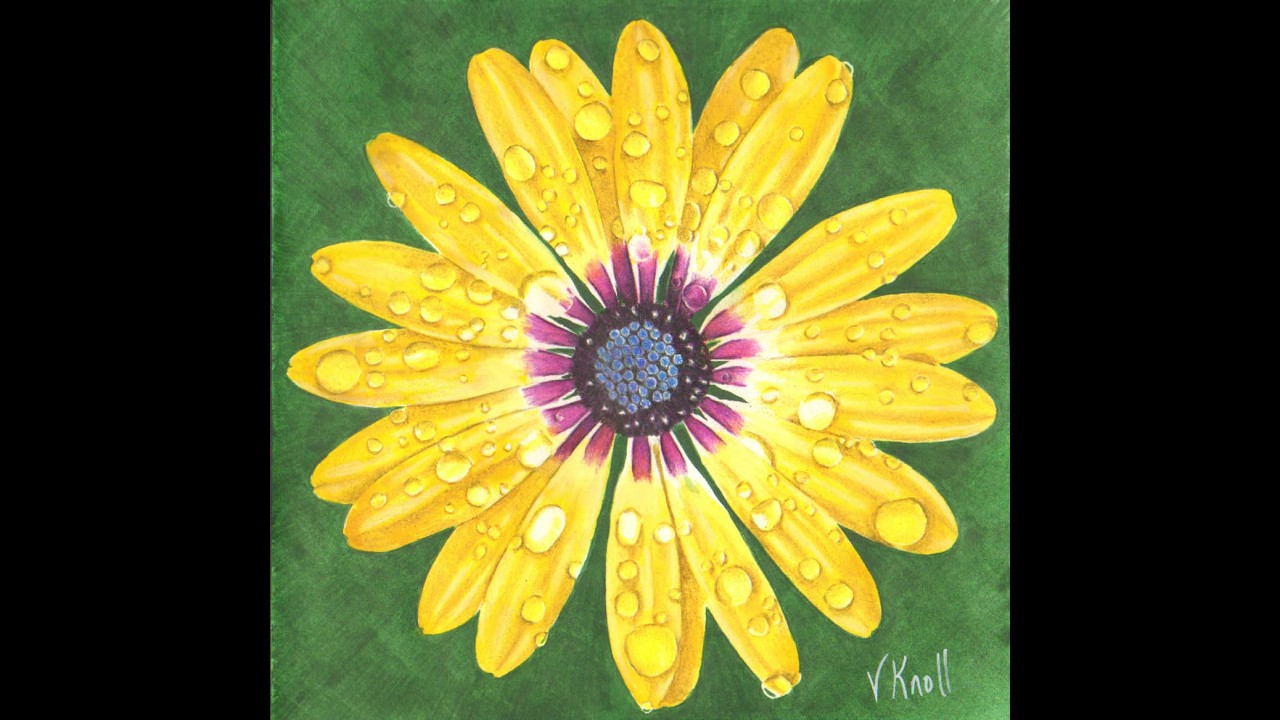 Mixed Media Daisy