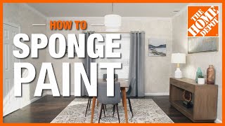 How to Sponge Paint | The Home Depot