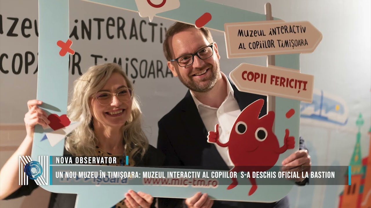 Un nou muzeu în Timișoara: Muzeul Interactiv al Copiilor s-a deschis oficial la Bastion