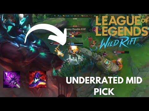 UNDERRATED MID PICK - Galio Wild Rift - Gameplay